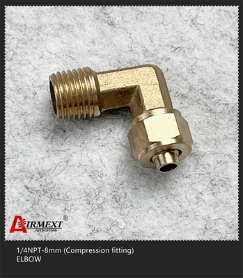 1/4NPT-8mm Quick Connect Air Fittings Air Compressor 90 Degree Elbow Fitting