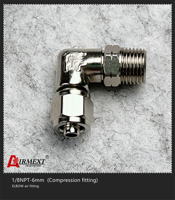 One Touch Tube Quick Connect Air Fittings 1/8NPT-6mm Air Spring Parts