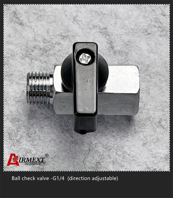Direction Adjustable Safety Ball Check Valve G1/4 For Solenoid Valve Manifold