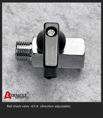 Direction Adjustable Safety Ball Check Valve G1/4 For Solenoid Valve Manifold
